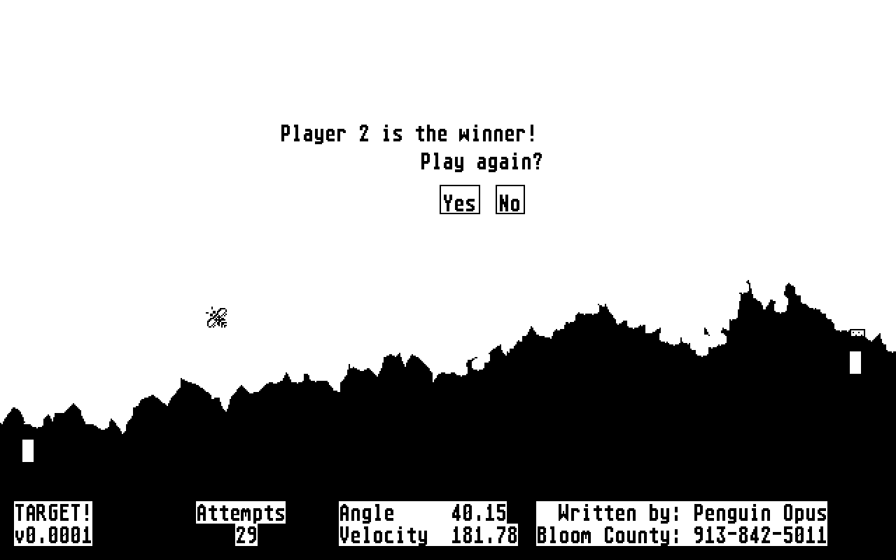 Target! atari screenshot